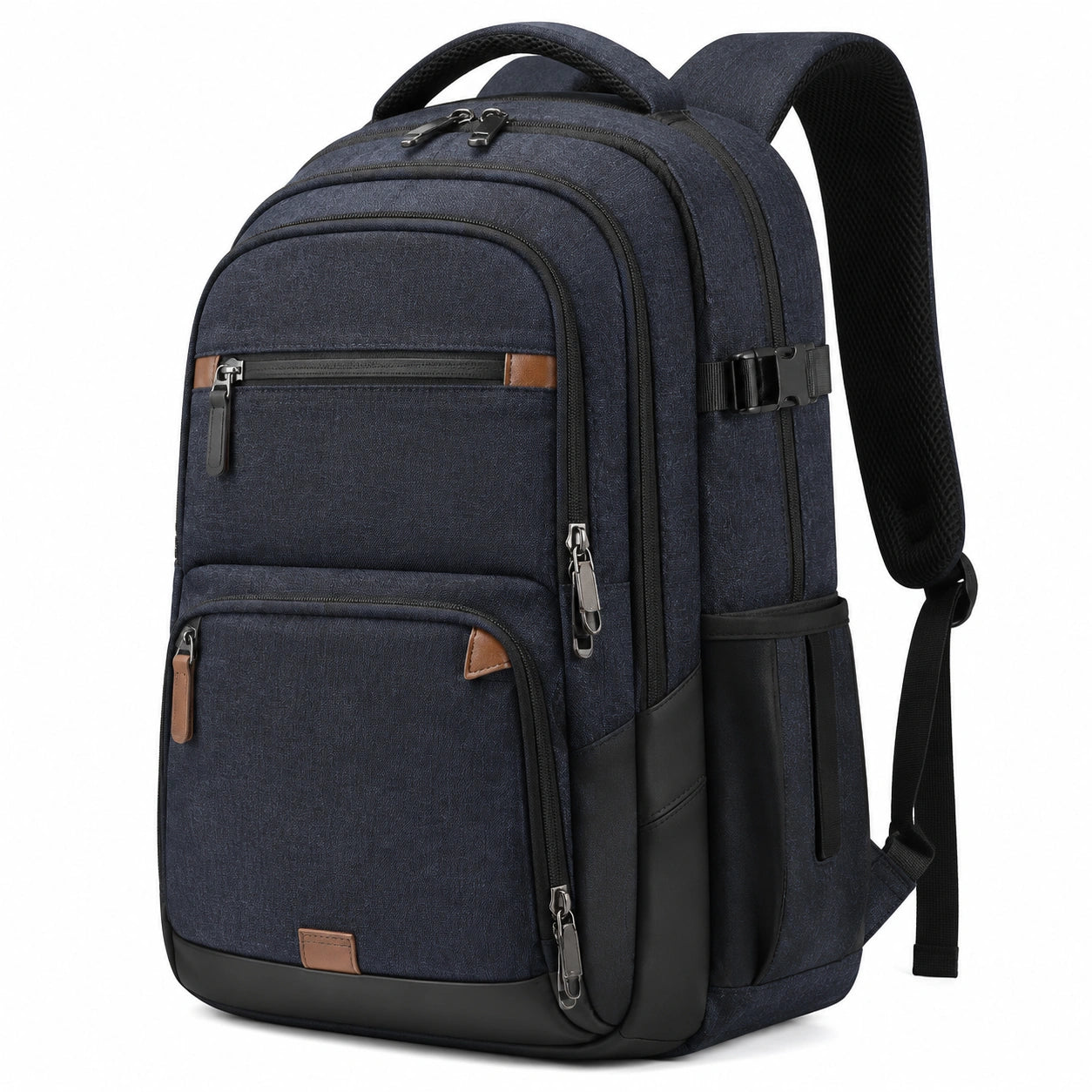 Rucksack 32 x 18 x 48 cm aus Polyester in Dunkelblau für Alltag mit Mehrfachfächern