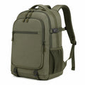 Laptop-Rucksack 45 x 32 x 18 cm aus Kunstfaser olivgrün für Alltag mit Mehrfachfächern